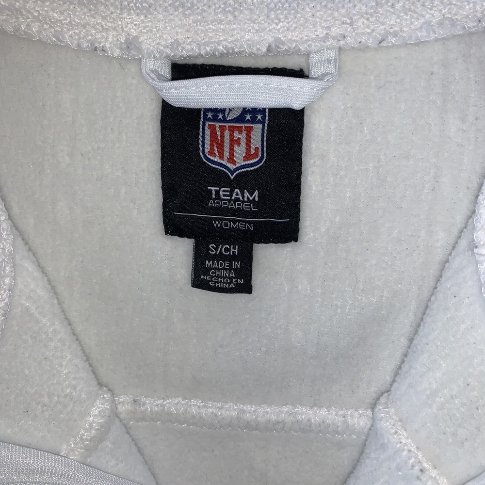 Green Bay Packers Cable Knit White Sweater Cowl Neck Full-Zip Small NFL‎ Team - Picture 4 of 9